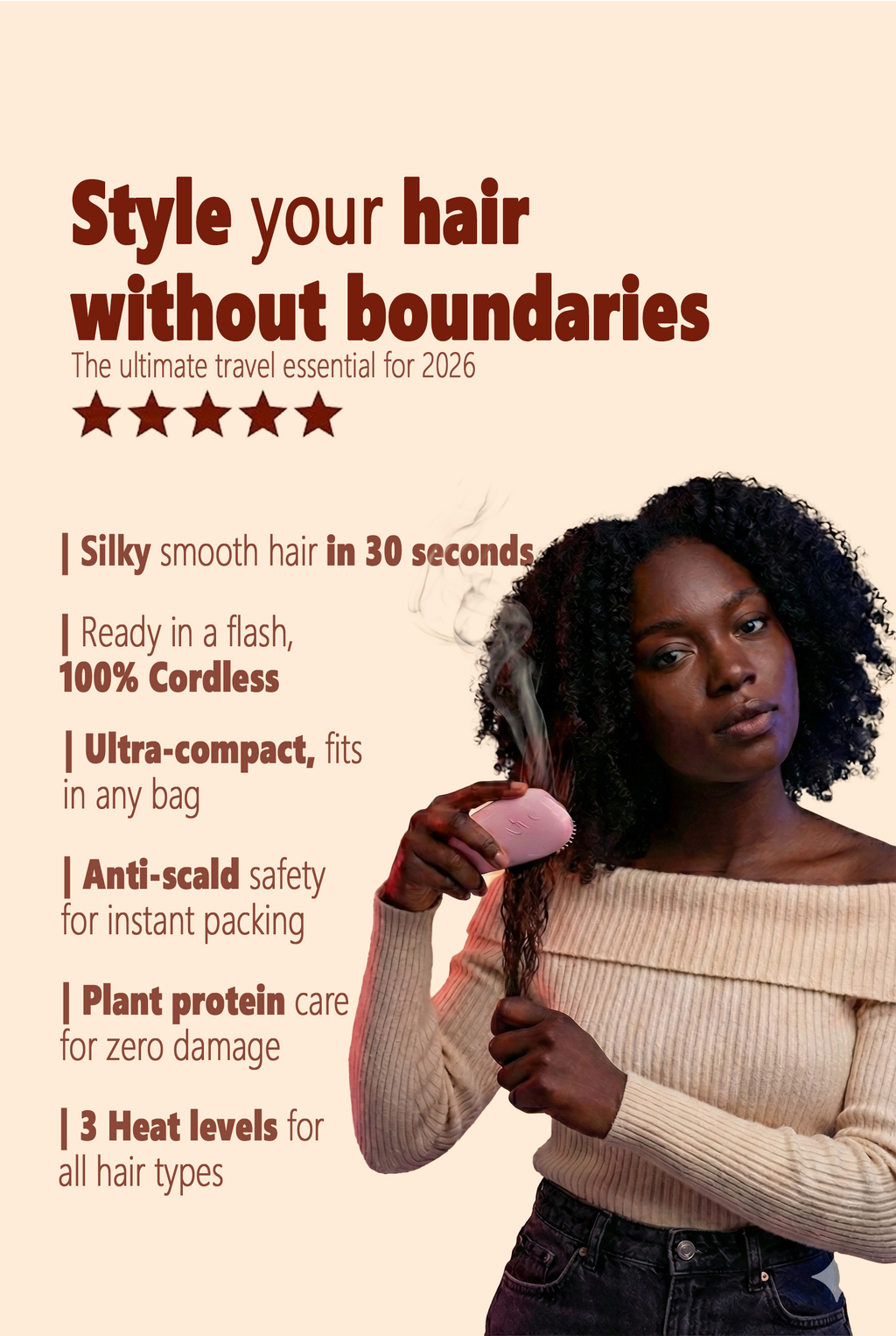 Portable Hair Straightener